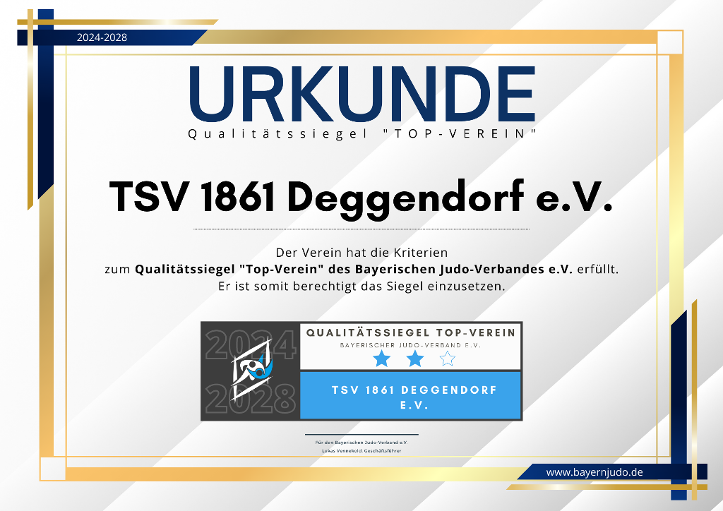 2024 04 01 Urkunde Siegel TSVv1861Deggendorf 2024 2028